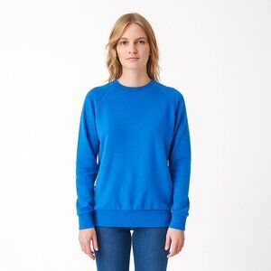 2/$30 90 Degree by Reflex Sophie Sweatshirt Softlite Scuba Blue Small#A0607 TRB3